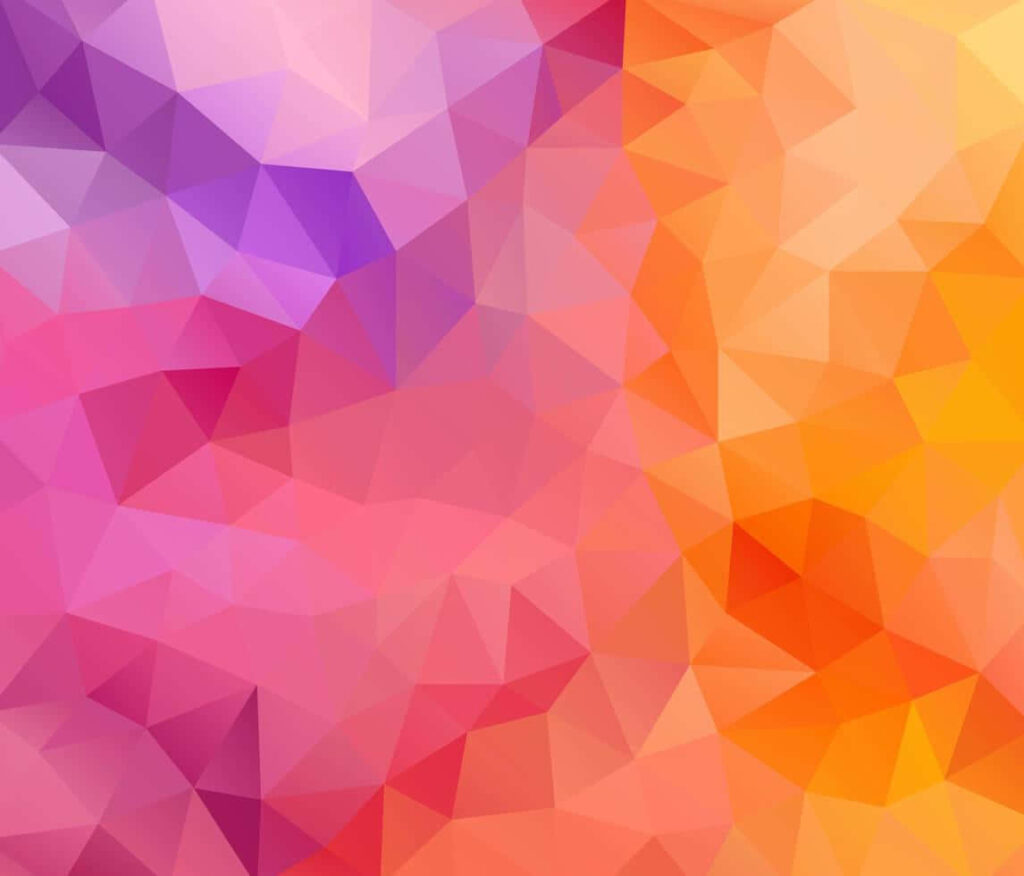Vibrant Abstract Polygon Wallpaper: Colorful Gradient Design