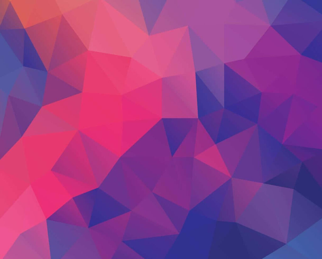 Vibrant Abstract Polygon Wallpaper: Pink, Purple & Blue Background