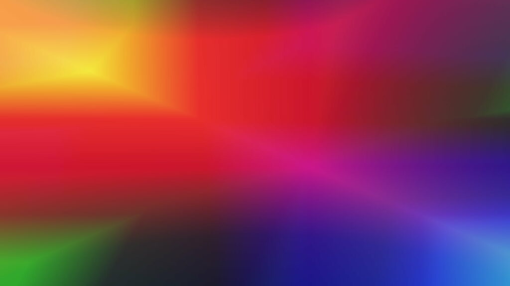 Colorful Abstract Symphony: A Vibrant Digital Art Composition in Multihued Rainbow Tones Wallpaper
