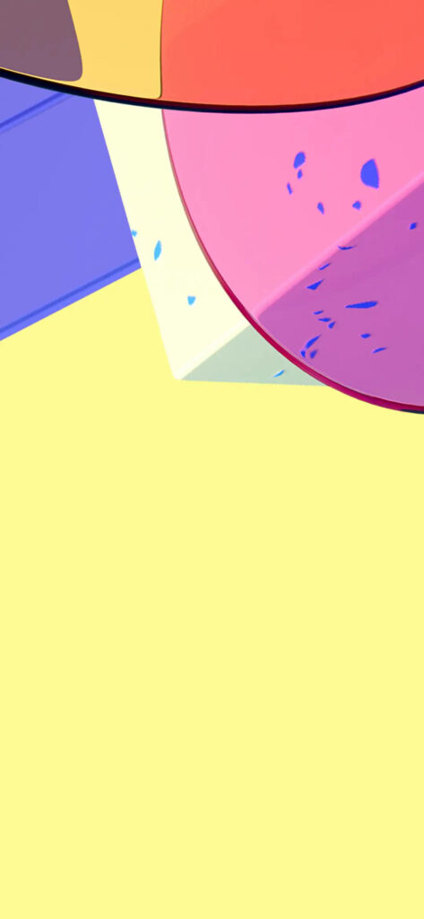 Vibrant Samsung A71 Wallpaper: Bold Abstract Pastel Design Background
