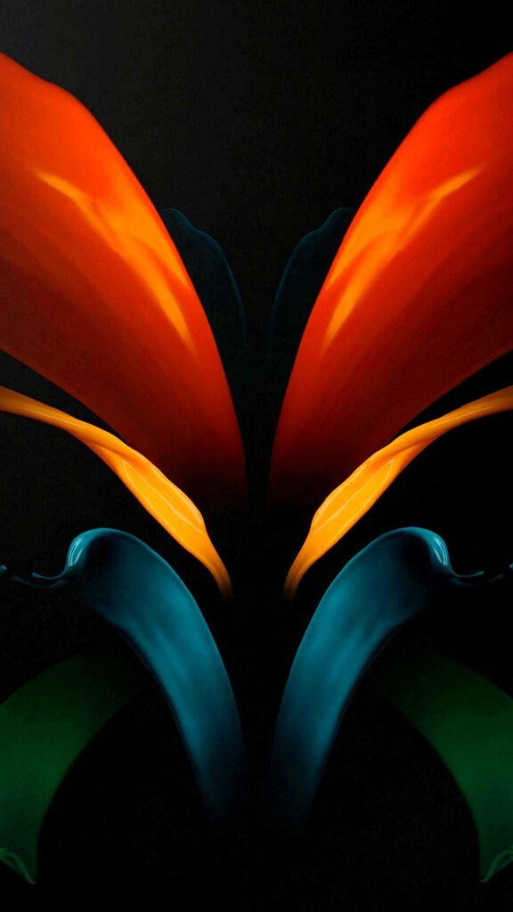 Vibrant Abstract Samsung S21 Ultra Wallpaper - Elegant Paint Streaks