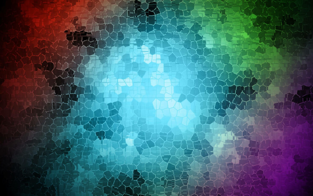 Vibrant Abstract Stained Glass Wallpaper - Colorful Non-Copyrighted Background