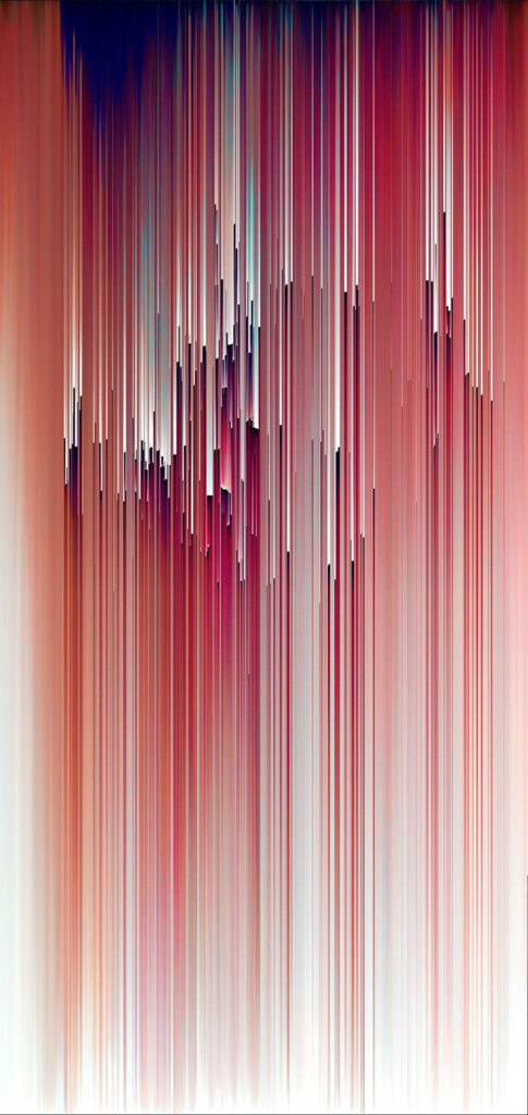 Vibrant Abstract Sticks Wallpaper - Red, Pink, Blue Design Background