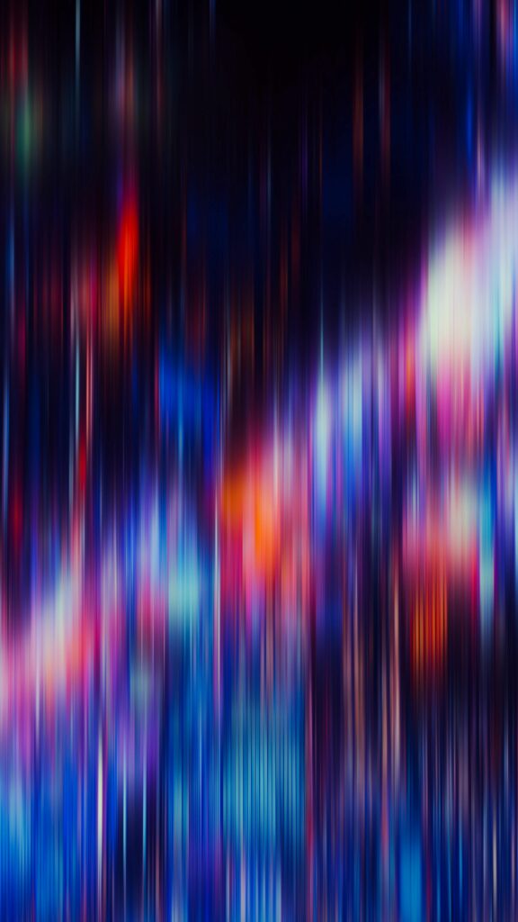 Vibrant Abstract Striped Wallpaper | Colorful Blur Background 2160x3840