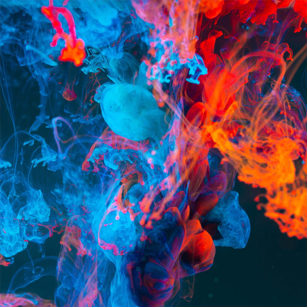 Vibrant Colorful Swirls Wallpaper for iPad Pro - Abstract Art Background