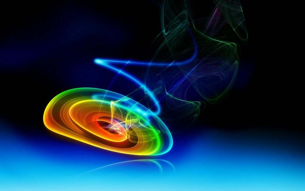 Vibrant Swirling Abstract Background Wallpaper - 1920x1200