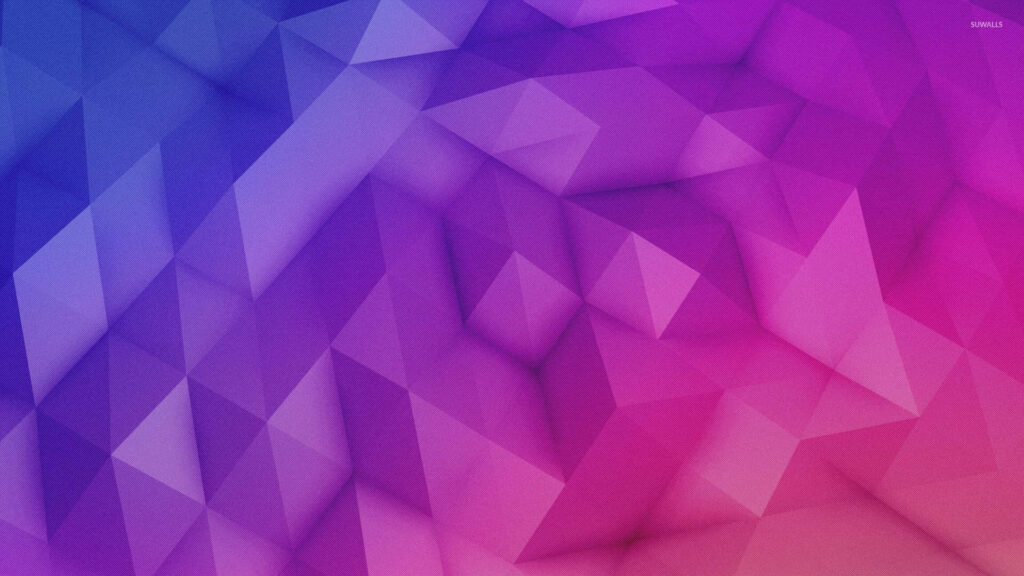 Vibrant Abstract Geometric Wallpaper: Interlocking Triangles Design