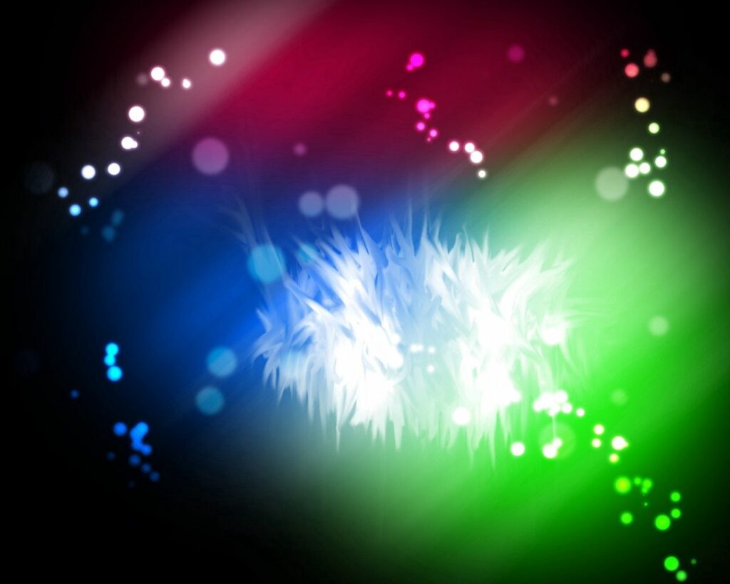 Vibrant Colorful Abstract Wallpaper: Dynamic Dark Background
