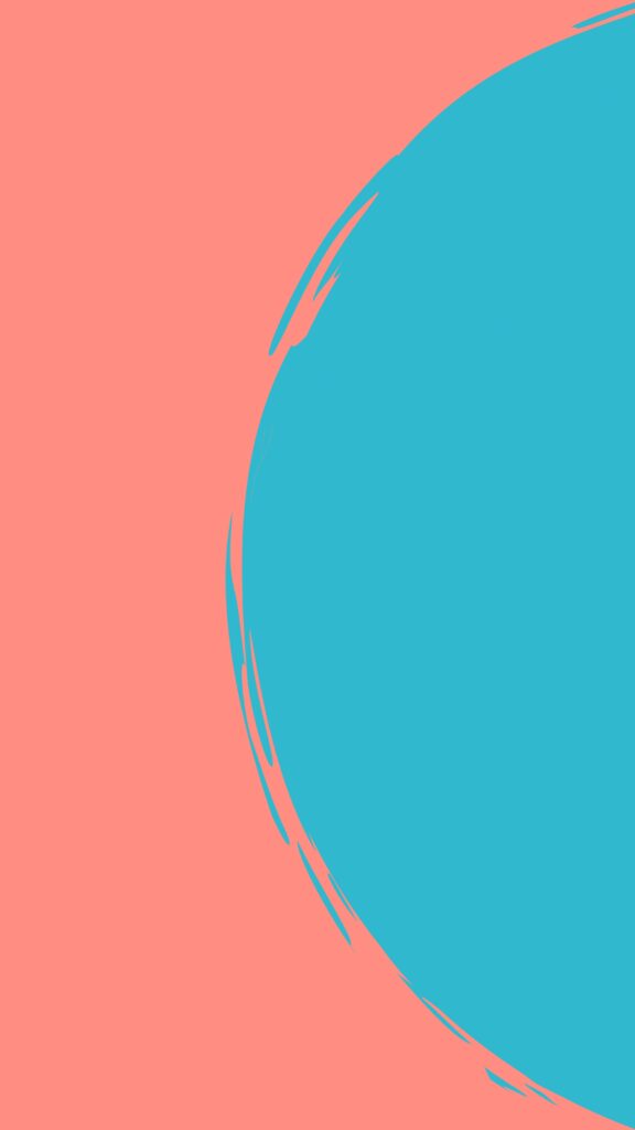 Vibrant Blue Circle Abstract Wallpaper on Bright Pink Background
