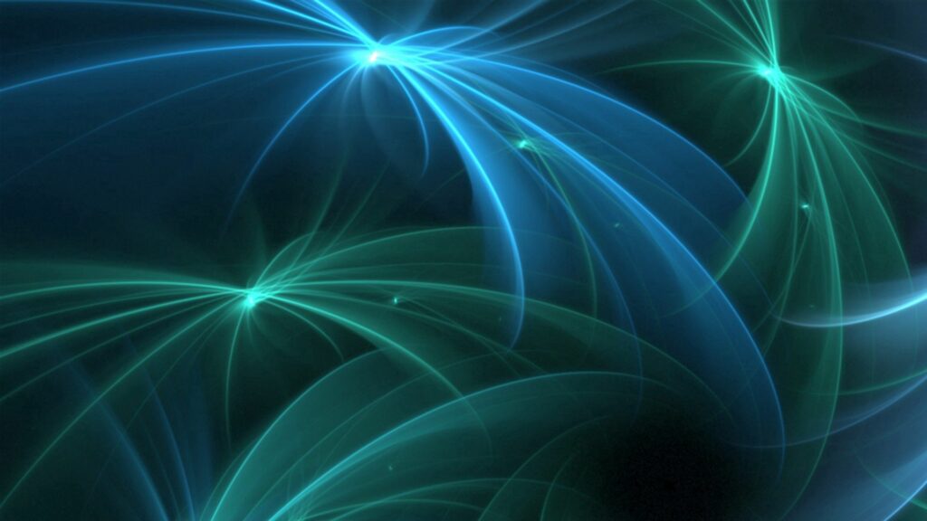 Vibrant Blue & Green Abstract Wallpaper - Stunning Plexus Background