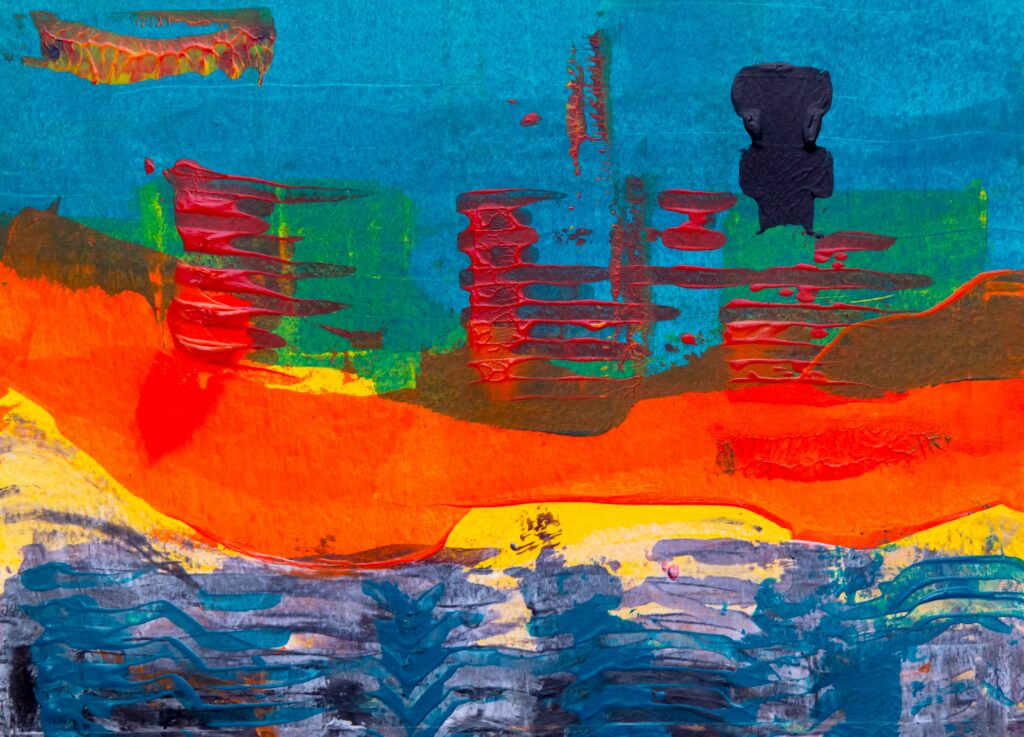 Vibrant Abstract Wallpaper: Bold Textures & Bright Hues for Modern Art