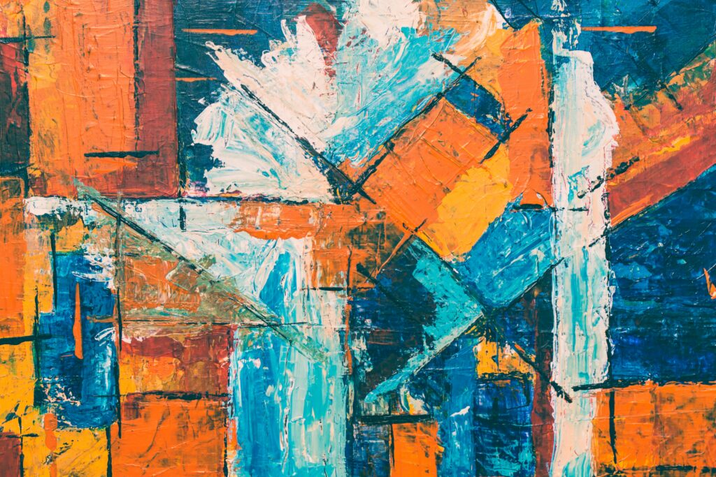 Vibrant Abstract Wallpaper: Bold Colors & Dynamic Design Background