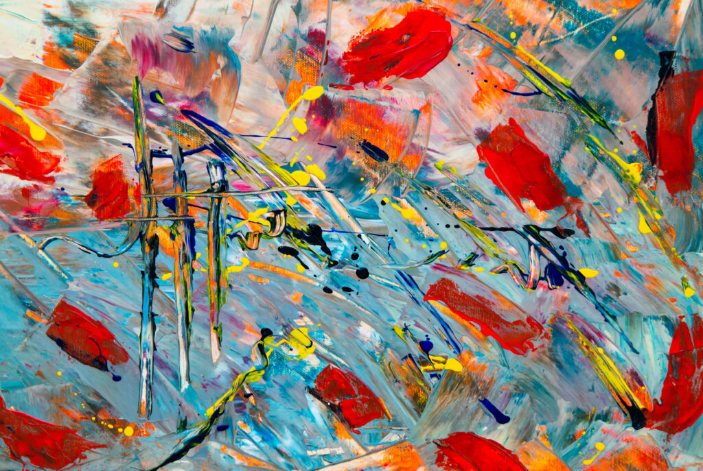 Vibrant Abstract Wallpaper: Bold Colors & Textures for Energetic Spaces
