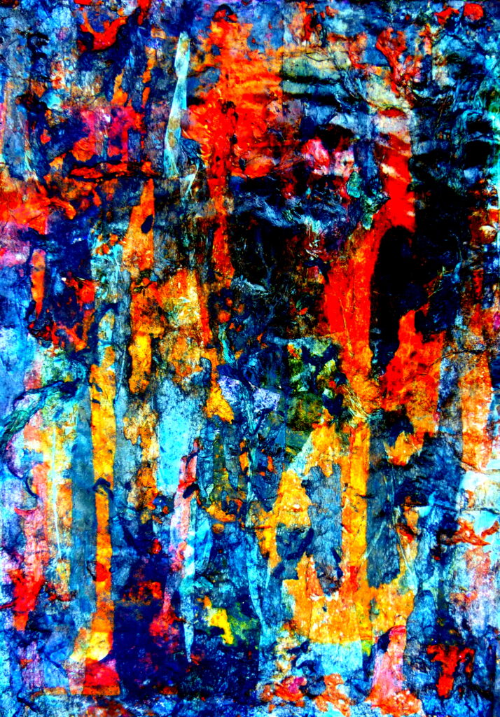 Vibrant Abstract Wallpaper: Rich Textures & Dynamic Colors