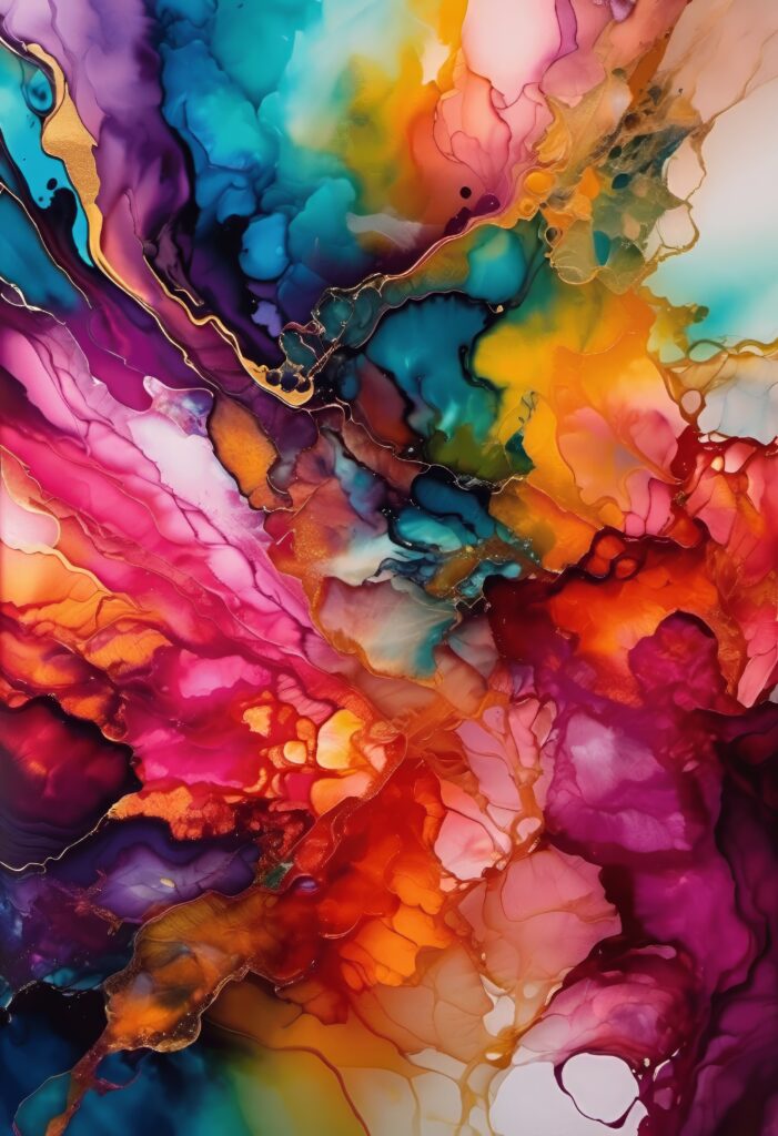 Vibrant Abstract Wallpaper: Bold Colors for Lively Spaces