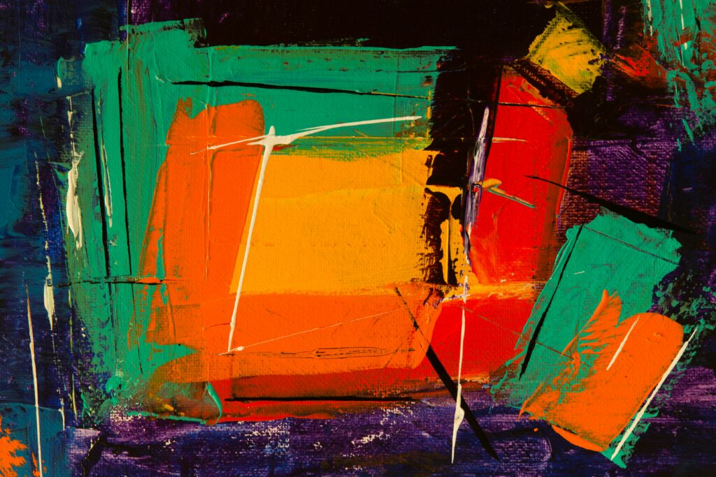 Vibrant Abstract Wallpaper: Bold Colors for Modern Art Spaces