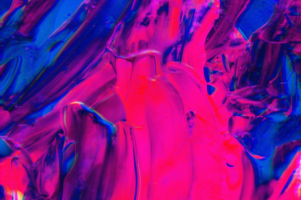 Vibrant Abstract Wallpaper: Bold Pink, Blue & Purple Background Art