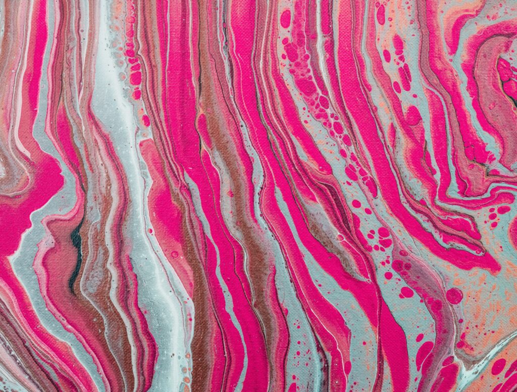 Vibrant Abstract Wallpaper: Bold Pinks & Soft Blues Canvas Background
