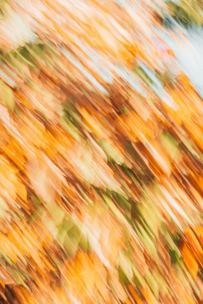 Radiant Abstract Wallpaper: Vibrant Blurs of Warm Colors