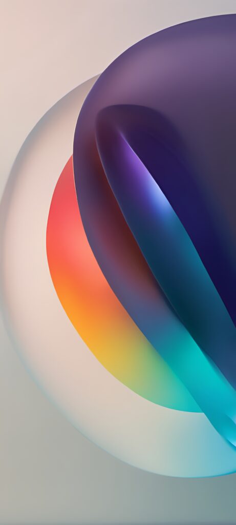 Vibrant Abstract Gradient Wallpaper - Colorful Fluid Background