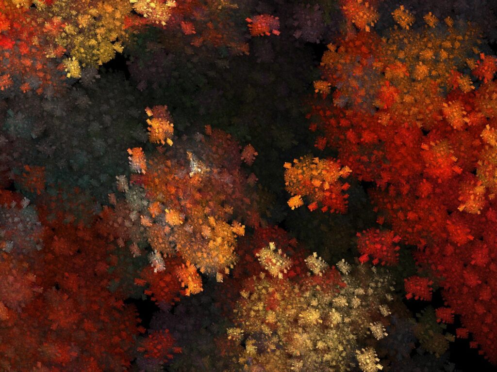 Vibrant Abstract Wallpaper: Colorful Spots & Pixel Clusters