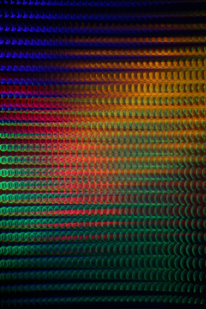Vibrant 4000x6000 Abstract Background of Colorful Blurred Circles Wallpaper