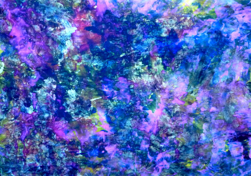 Vibrant Abstract Wallpaper - Colorful Brushstroke Design