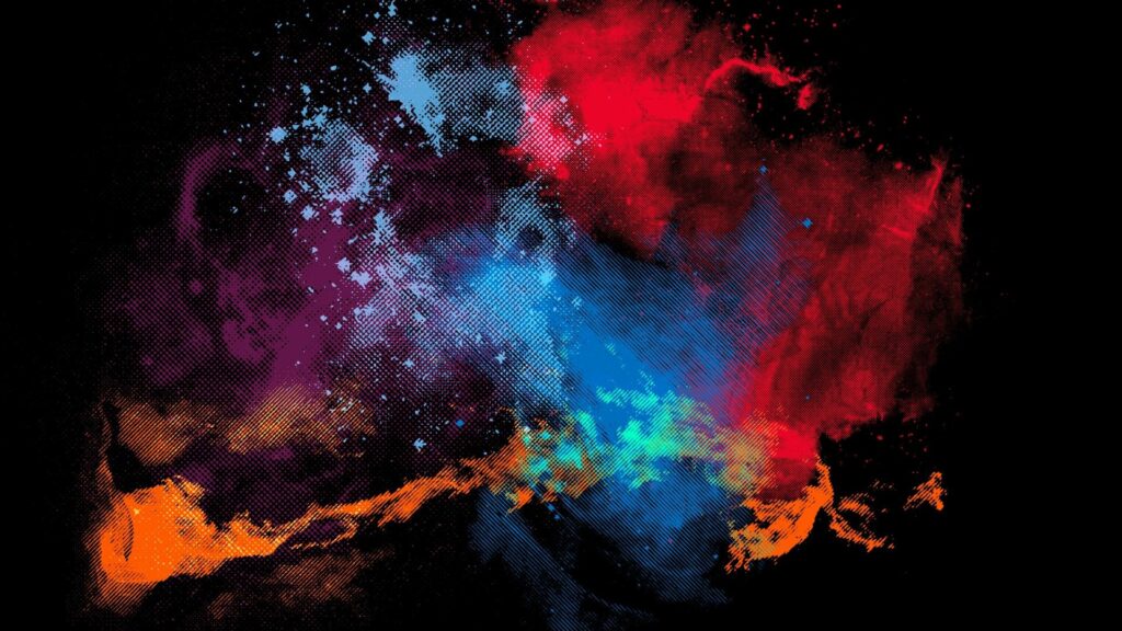 Vibrant Color Explosion Wallpaper - Abstract 1920x1080 Background