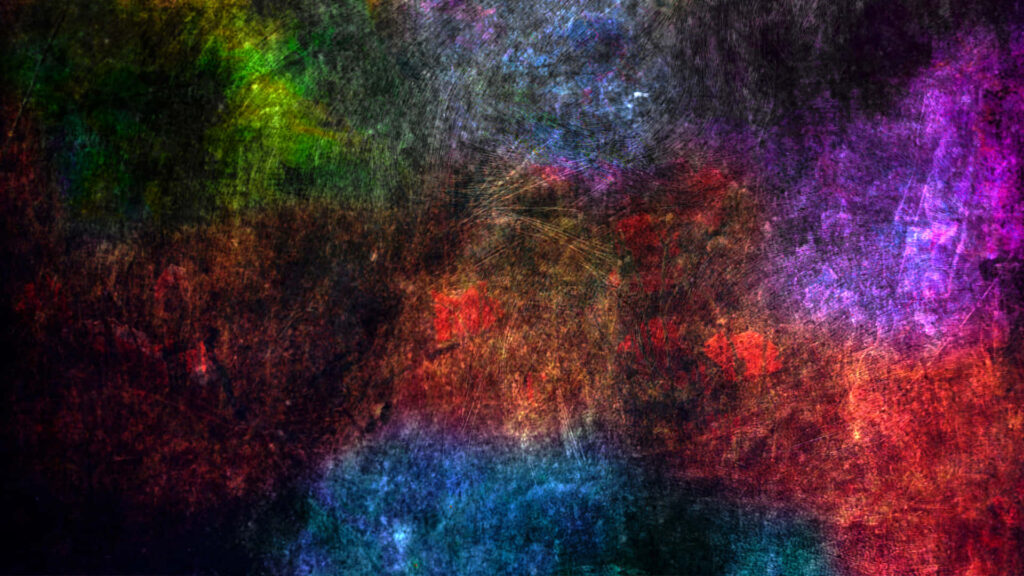 Vibrant Abstract Wallpaper with Colorful Hues on Black Background