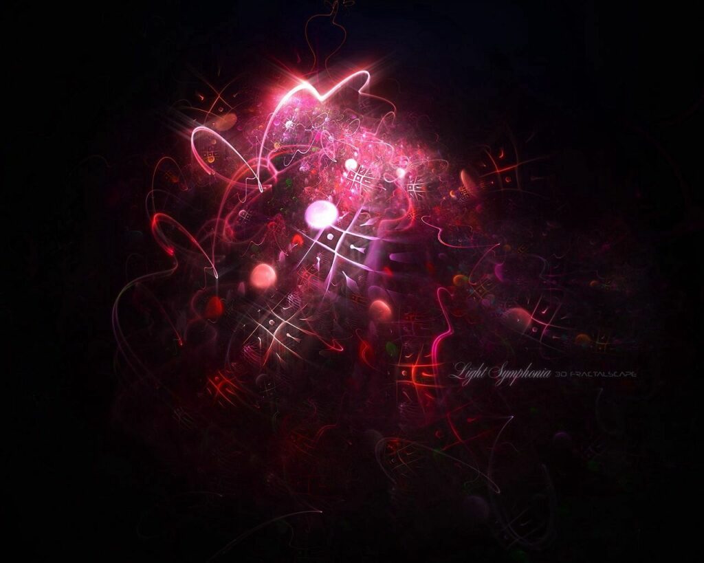 Vibrant Abstract Digital Wallpaper: Colorful Lines & Shapes Background