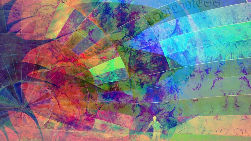 Vibrant Abstract Wallpaper: Colorful Shapes & Textures Background