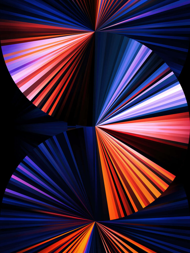 Vibrant Abstract Wallpaper: Colorful Radial Streaks & Patterns