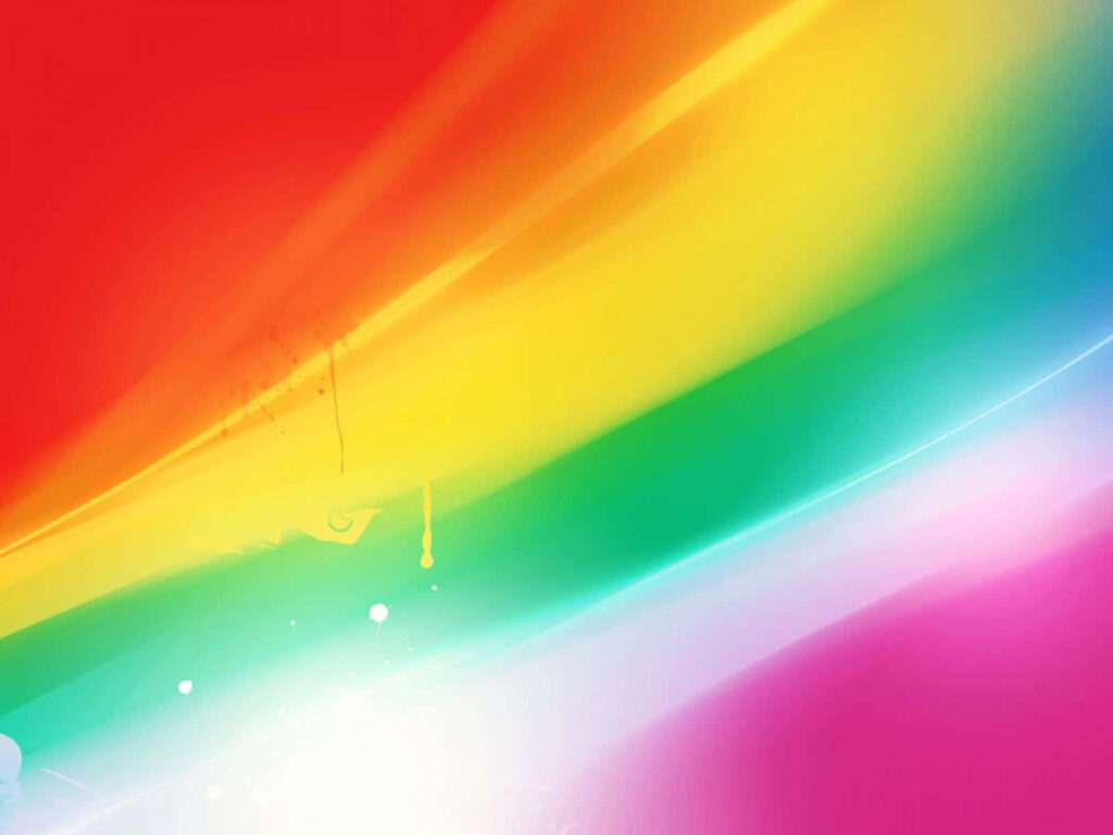 Vibrant Abstract Shape Wallpaper in Colorful Spectrum Background