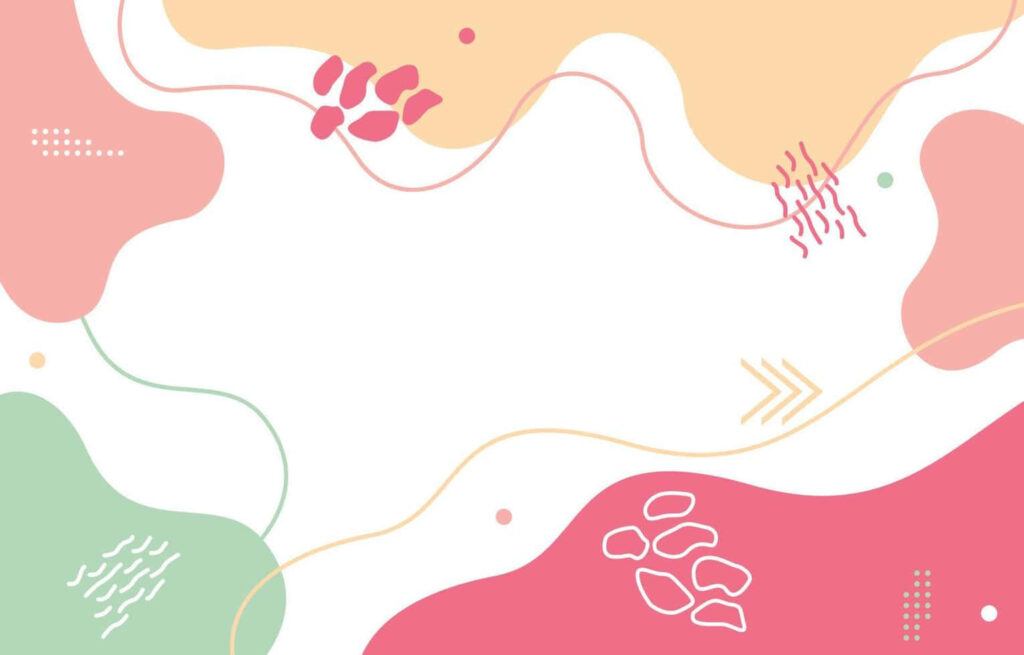 Colorful Abstract Wallpaper: Soft Pastel Shapes & Modern Design