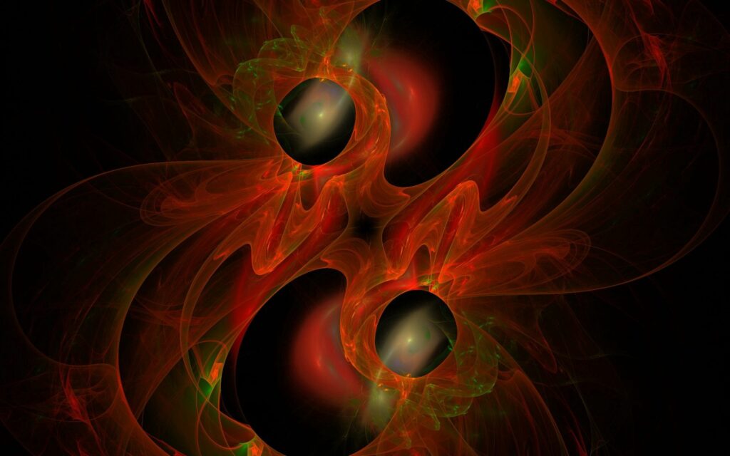 Vibrant Abstract Wallpaper: Swirling Colors & Artistic Stains