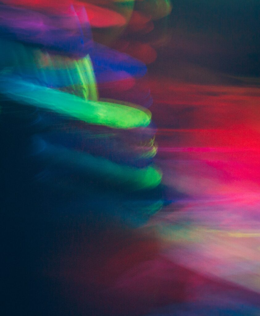 Vibrant Multicolored Swirls Abstract Wallpaper for Dynamic Background