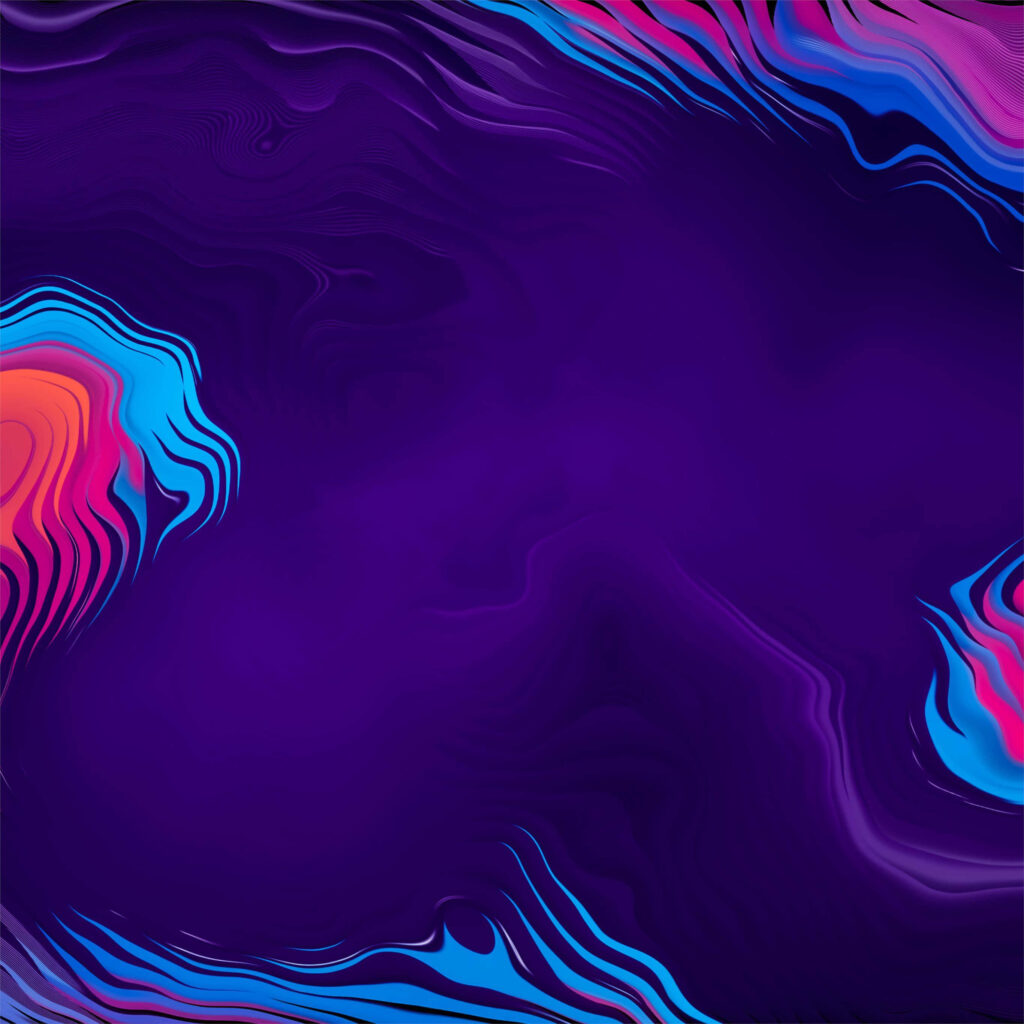 Vibrant Abstract Waves Wallpaper - Colorful Digital Art Background