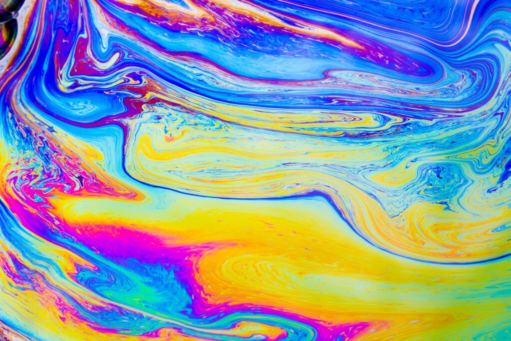 Vibrant Abstract Wallpaper: Colorful Wavy Lines for Creative Background