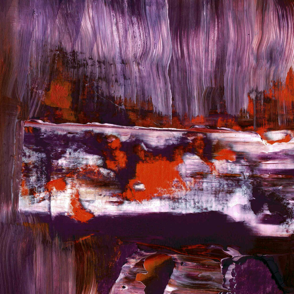 Vibrant Purple and Orange Abstract Wallpaper: Mesmerizing Spiral