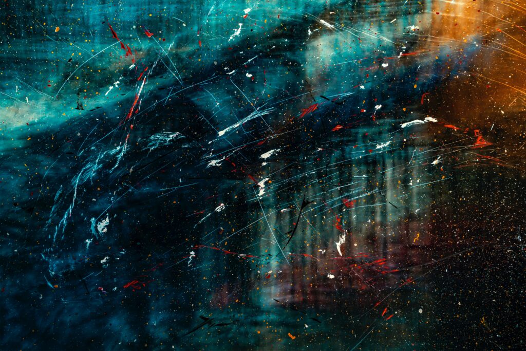 Vibrant Abstract Wallpaper: Dynamic Splashes & Paint Strokes