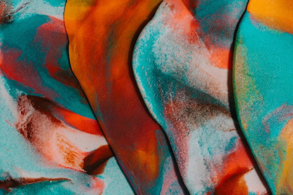 Vibrant Abstract Wallpaper: Flowing Textures & Colorful Hues