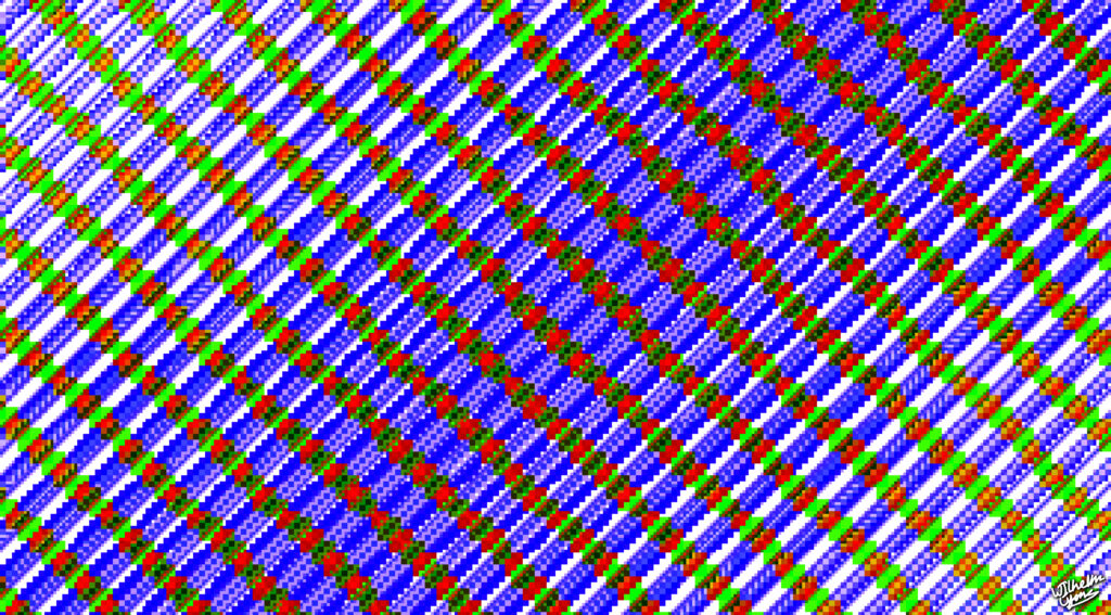 Vibrant Abstract Wallpaper with Colorful Diagonal Stripes Background