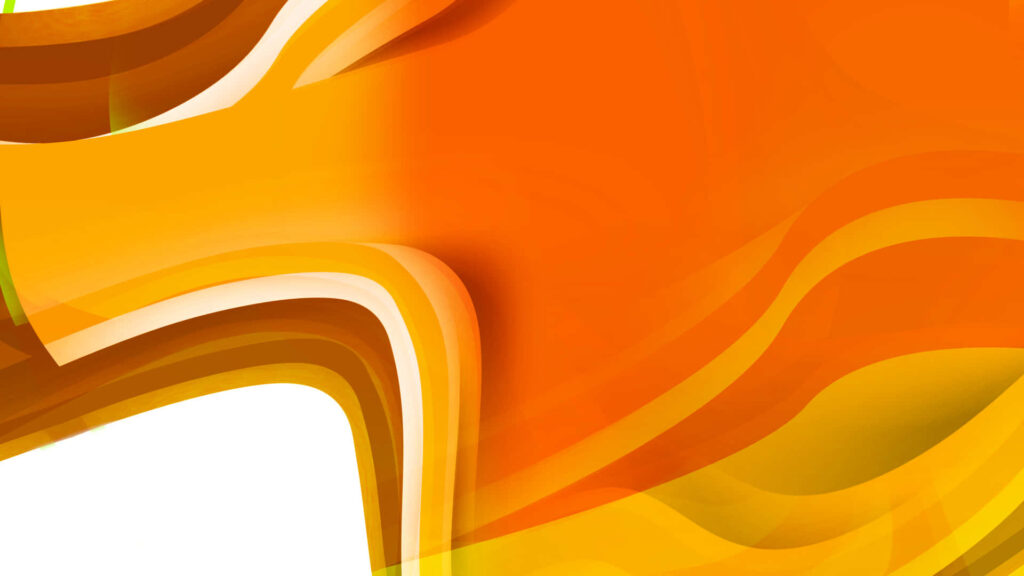 Vibrant Abstract Wallpaper: Dynamic Orange & Yellow Swirls Background