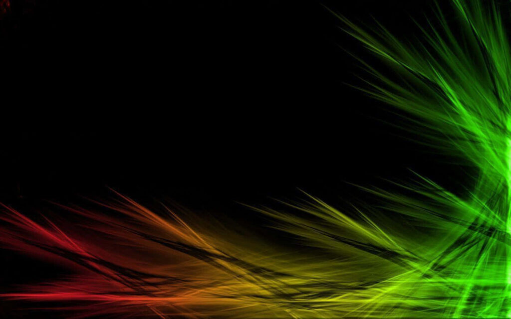 Vibrant Abstract Wallpaper: Dynamic Colors on Dark Background