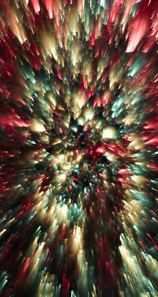 Vibrant Abstract Wallpaper: Colorful Pattern with Light Effects