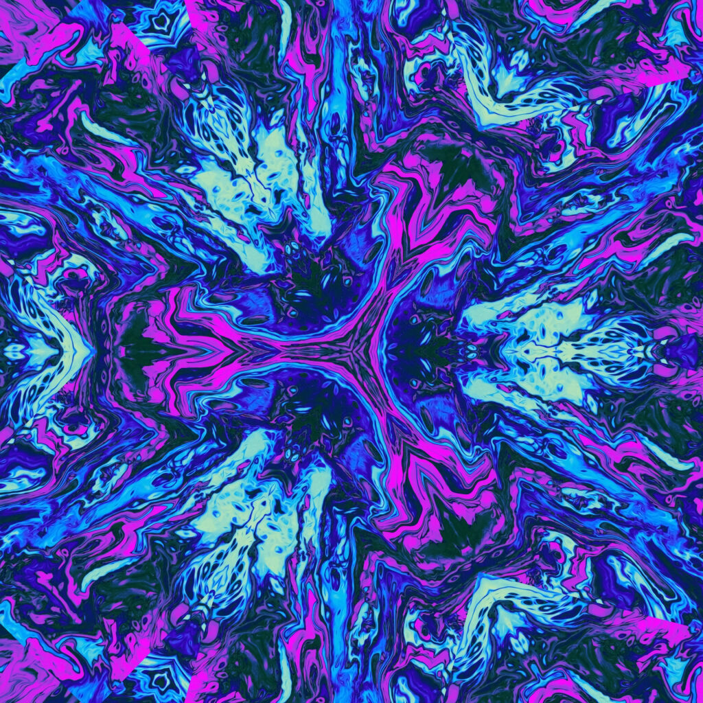 Vibrant Abstract Wallpaper: Mesmerizing Blue, Pink & Purple Design
