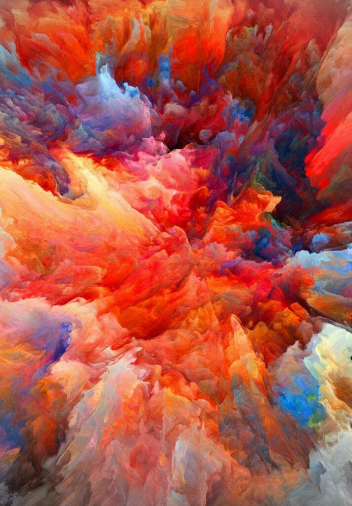 Dynamic Color Explosion Wallpaper for Modern Devices
