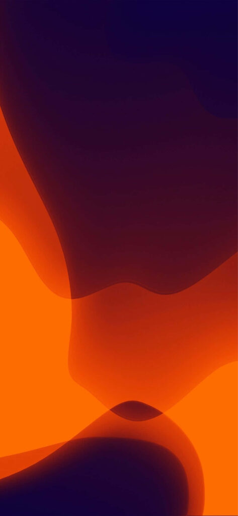 Vibrant Abstract Wallpaper: Fiery Orange & Deep Purple Background