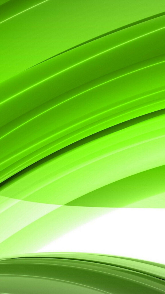 Vibrant Abstract Light Green Wallpaper with Dynamic Flowing Lines