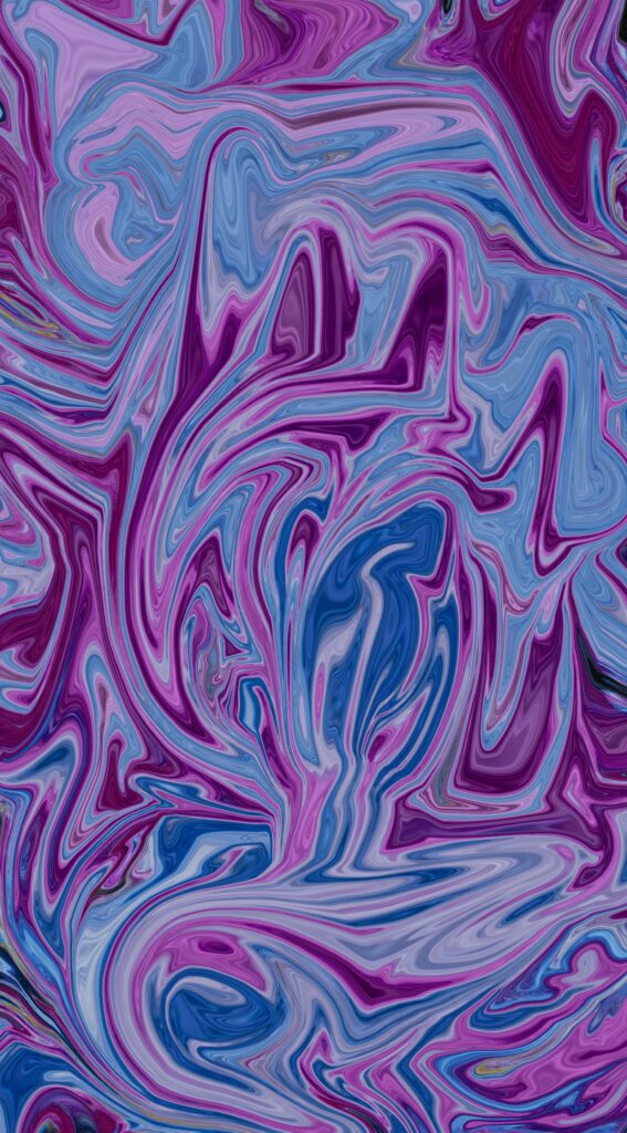 Vibrant Abstract Wallpaper: Fluid Blue, Purple, & Pink Patterns